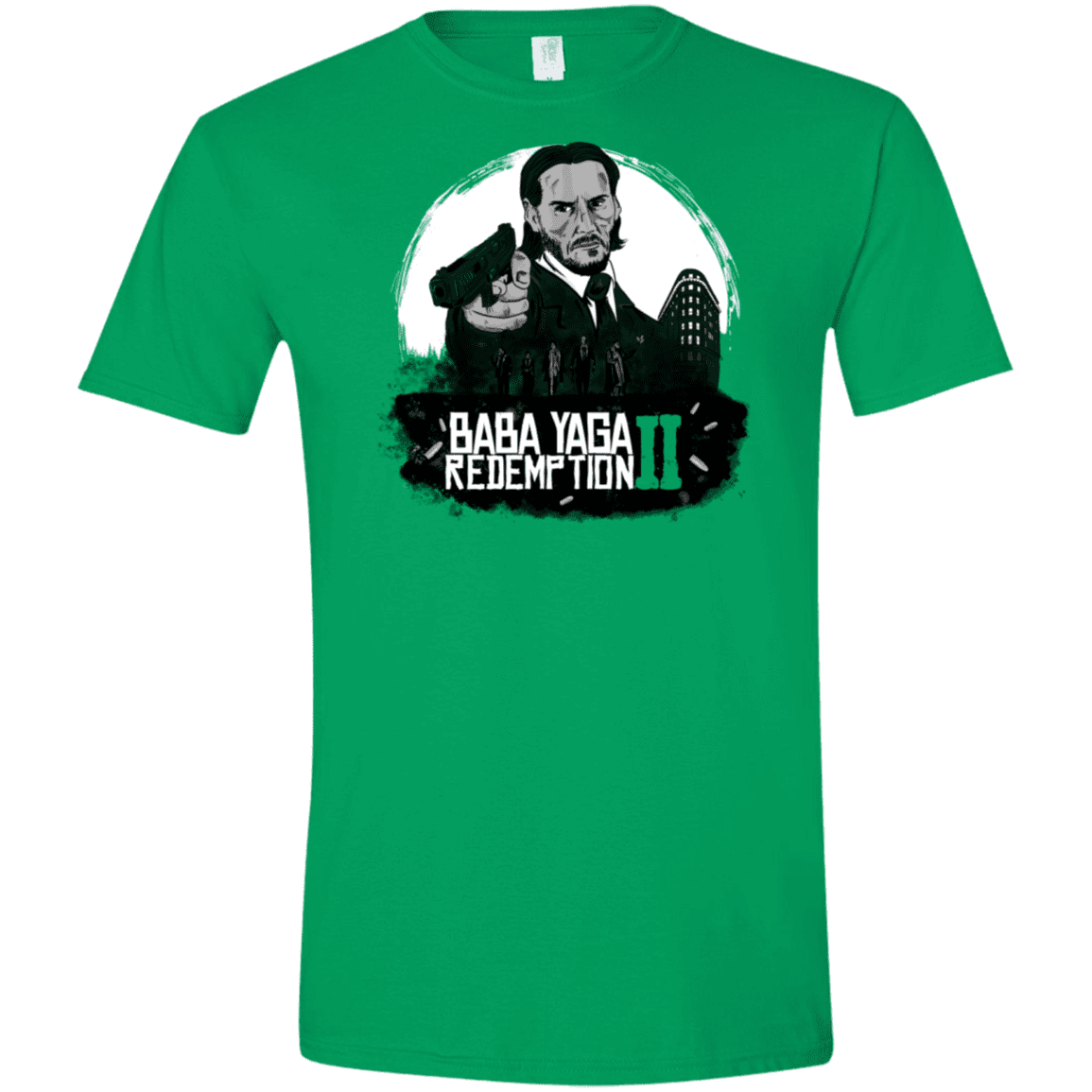 T-Shirts Irish Green / S Baba Yaga Redeption Men's Semi-Fitted Softstyle