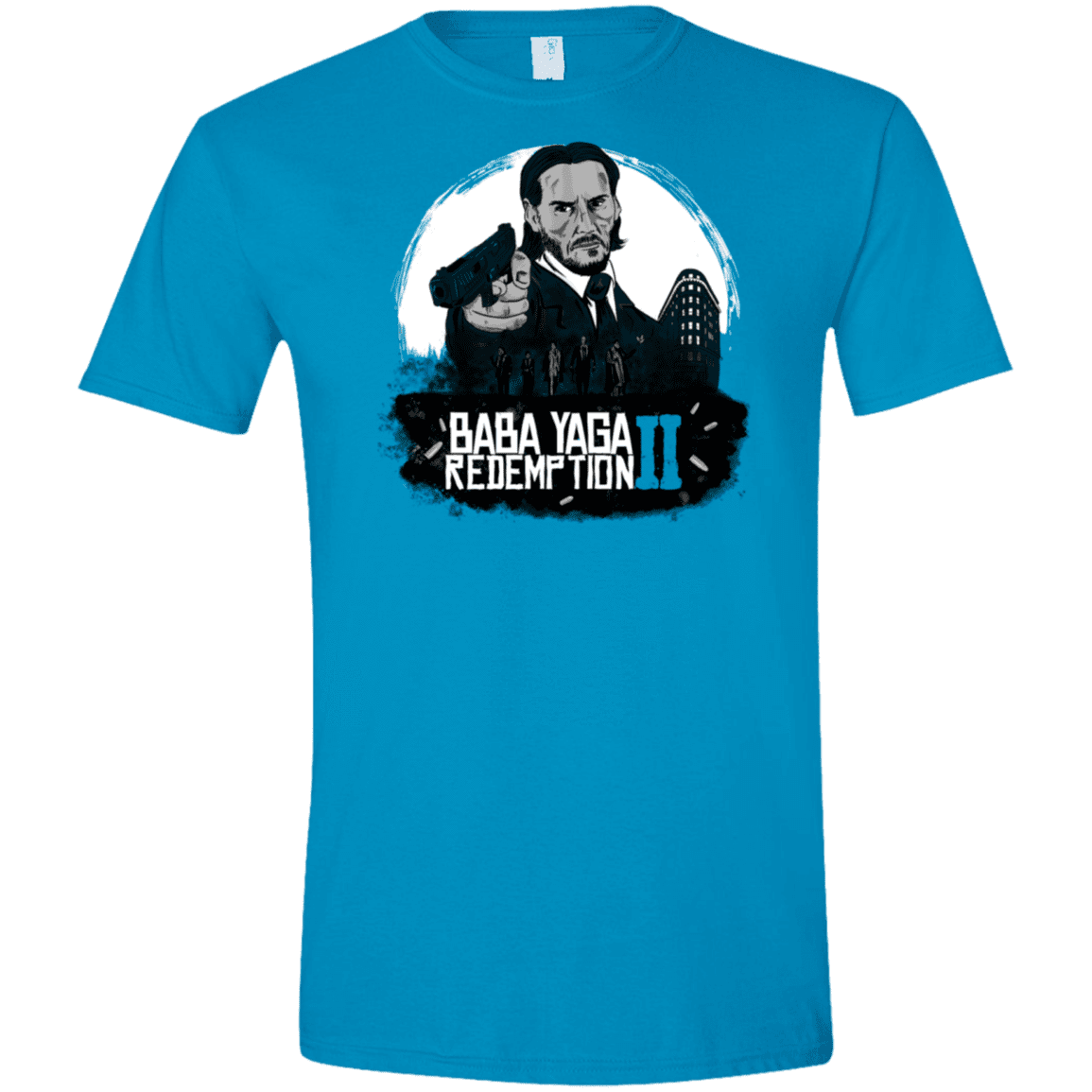 T-Shirts Sapphire / S Baba Yaga Redeption Men's Semi-Fitted Softstyle