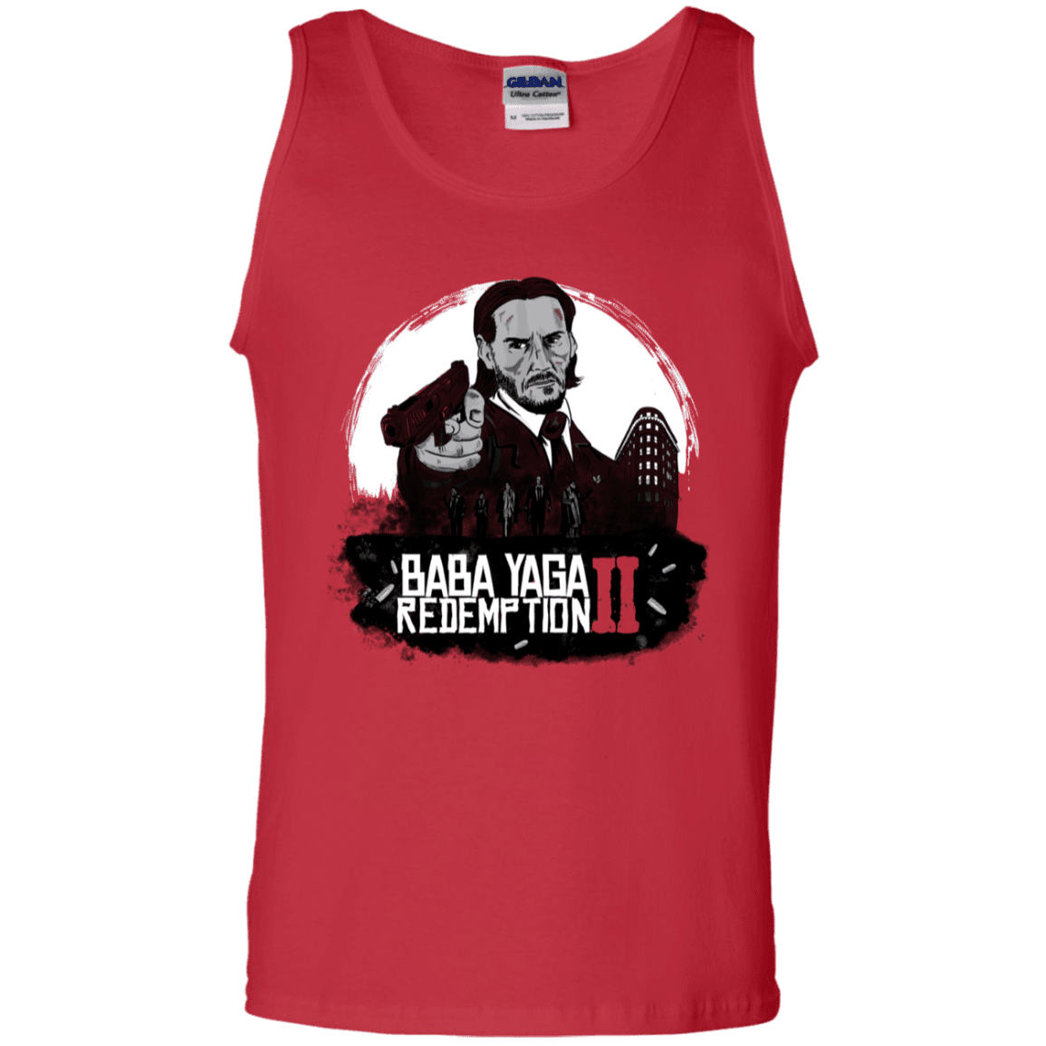 T-Shirts Red / S Baba Yaga Redeption Men's Tank Top