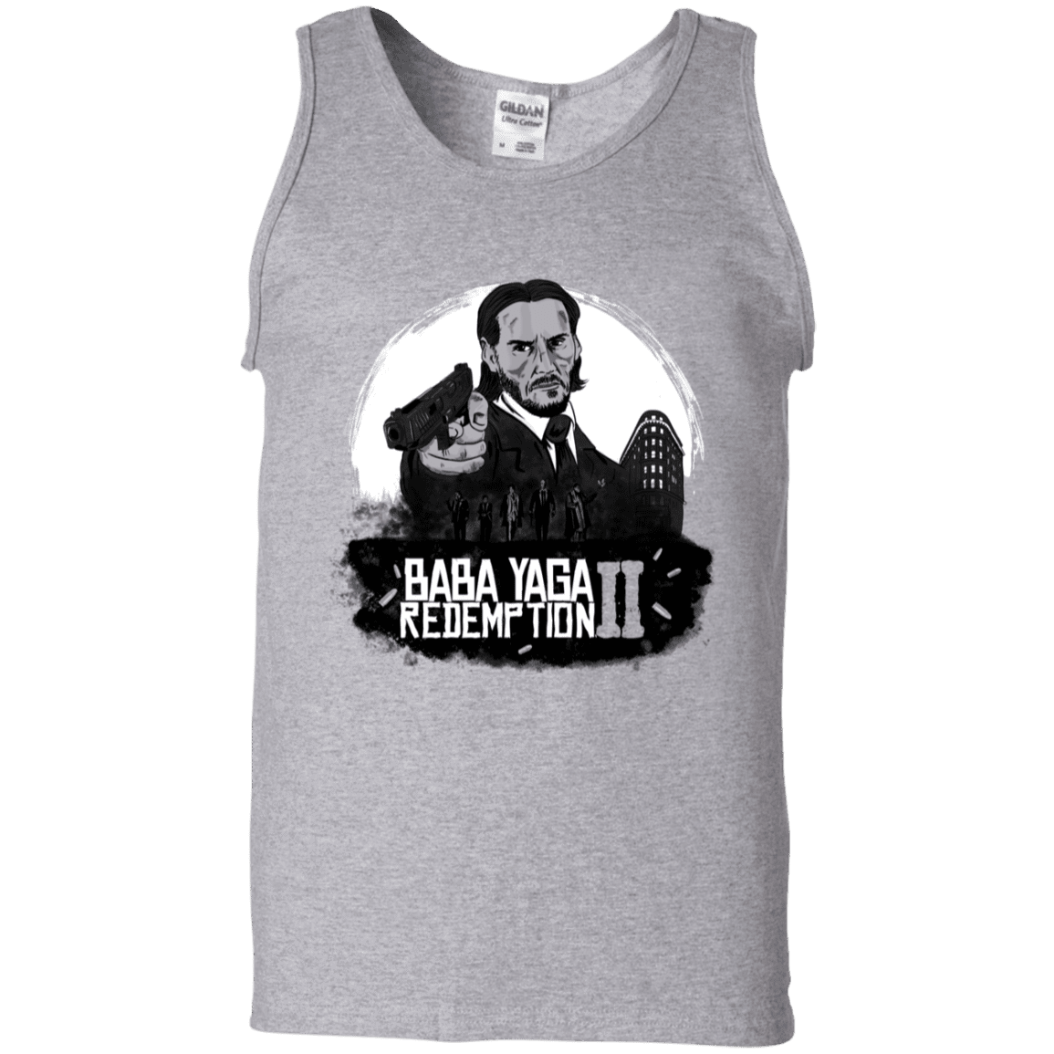 T-Shirts Sport Grey / S Baba Yaga Redeption Men's Tank Top