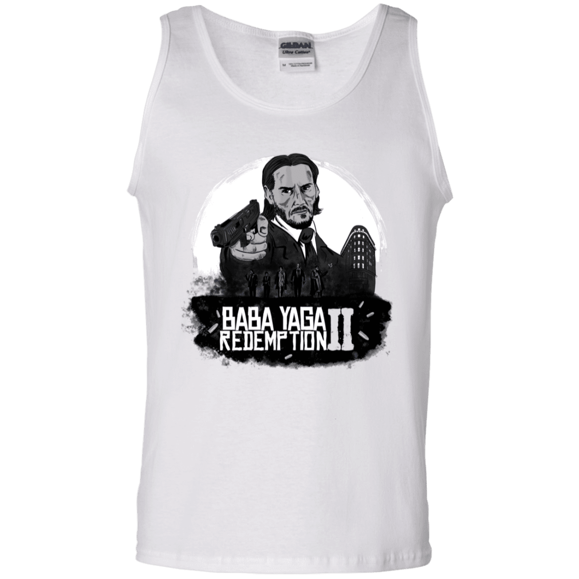 T-Shirts White / S Baba Yaga Redeption Men's Tank Top