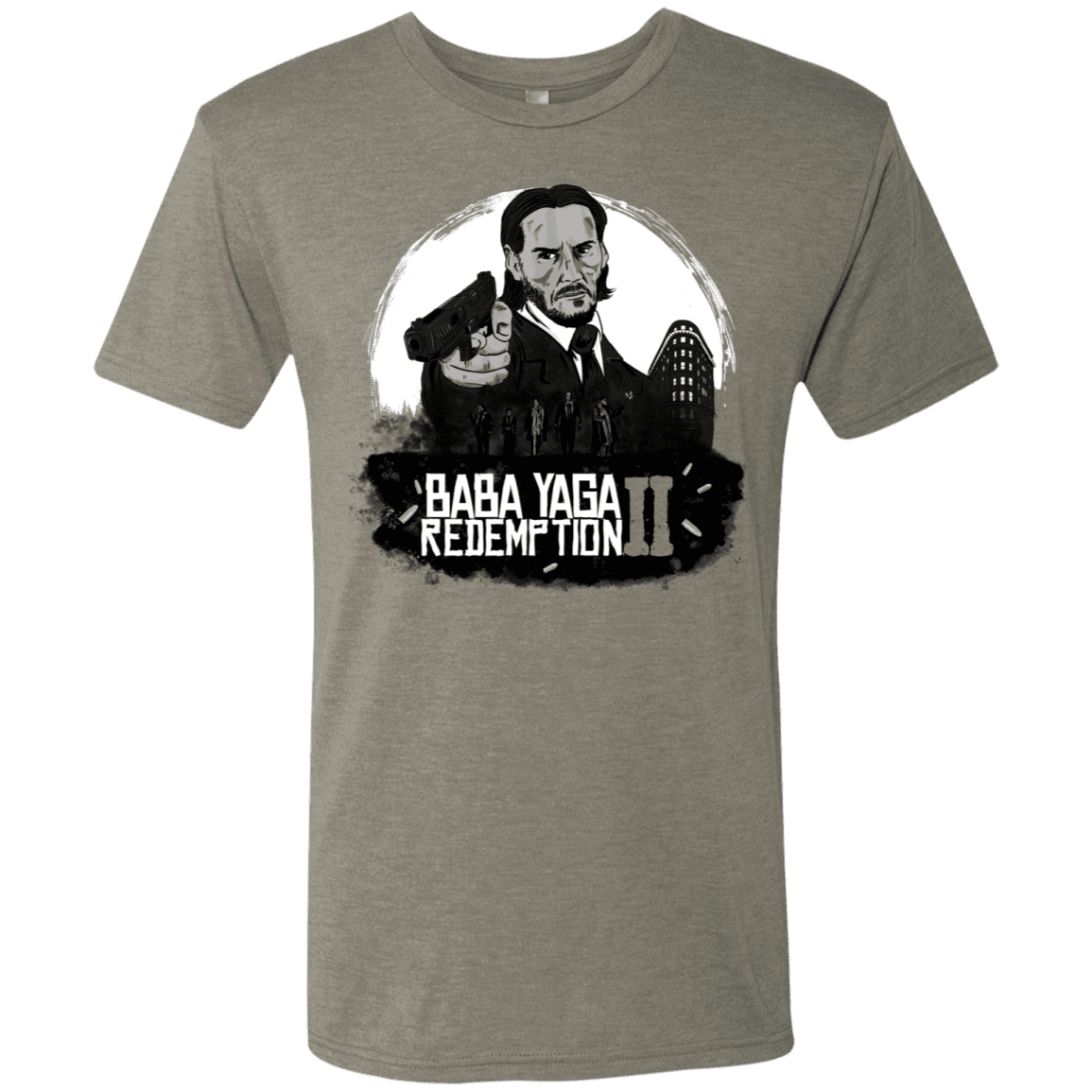 T-Shirts Venetian Grey / S Baba Yaga Redeption Men's Triblend T-Shirt