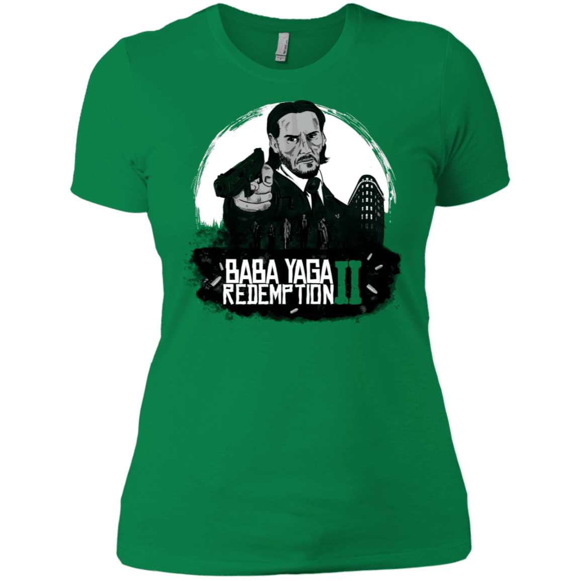 T-Shirts Kelly Green / X-Small Baba Yaga Redeption Women's Premium T-Shirt