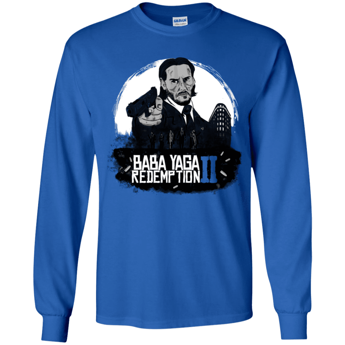 T-Shirts Royal / YS Baba Yaga Redeption Youth Long Sleeve T-Shirt