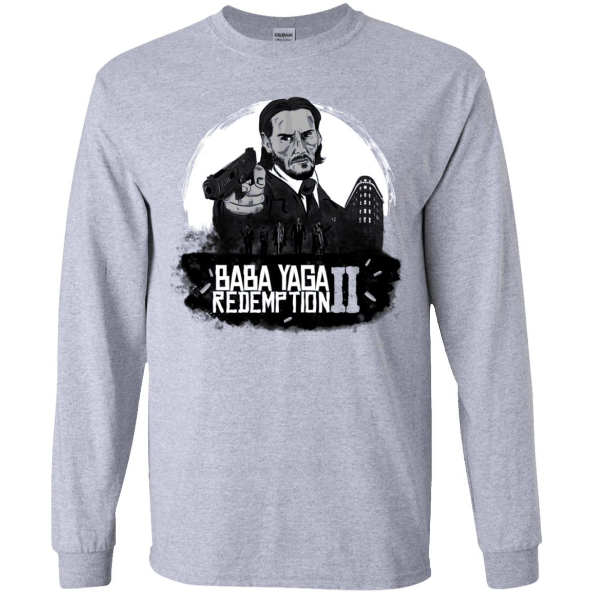 T-Shirts Sport Grey / YS Baba Yaga Redeption Youth Long Sleeve T-Shirt