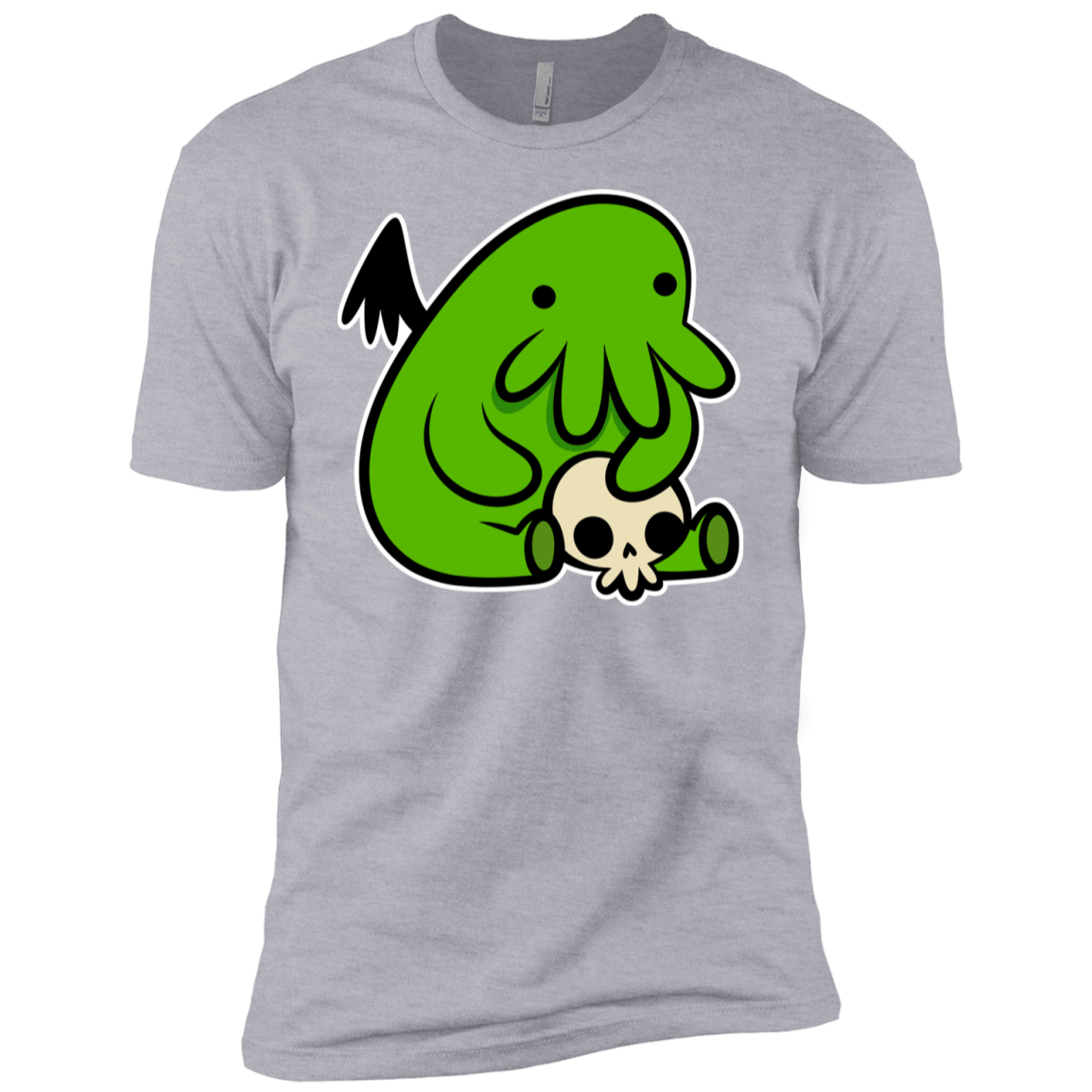 T-Shirts Heather Grey / YXS Baby Cthulhu Boys Premium T-Shirt