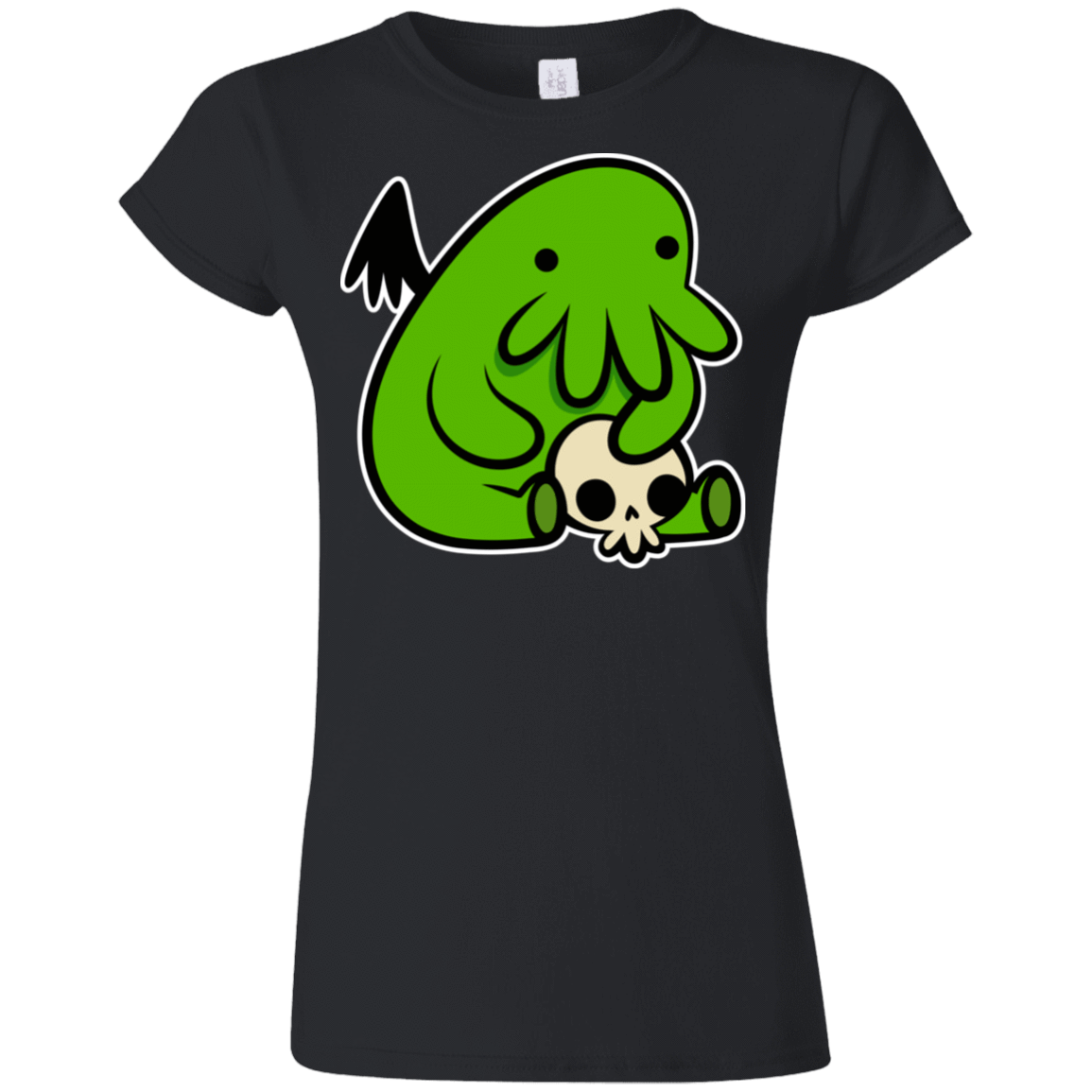 T-Shirts Black / S Baby Cthulhu Junior Slimmer-Fit T-Shirt