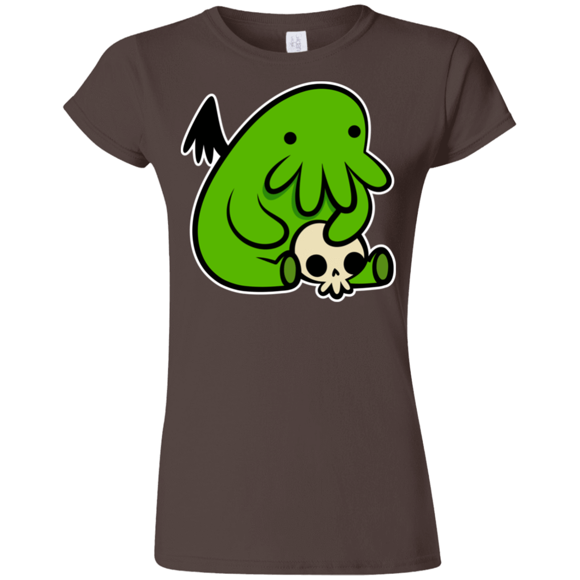 T-Shirts Dark Chocolate / S Baby Cthulhu Junior Slimmer-Fit T-Shirt