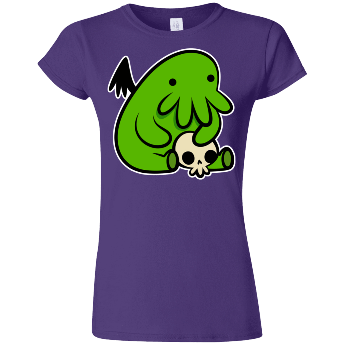 T-Shirts Purple / S Baby Cthulhu Junior Slimmer-Fit T-Shirt