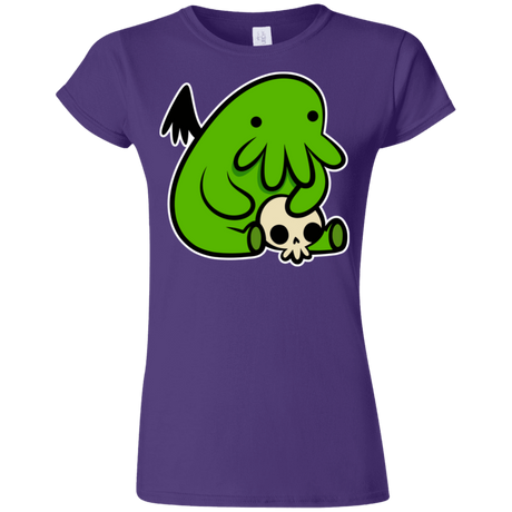 T-Shirts Purple / S Baby Cthulhu Junior Slimmer-Fit T-Shirt