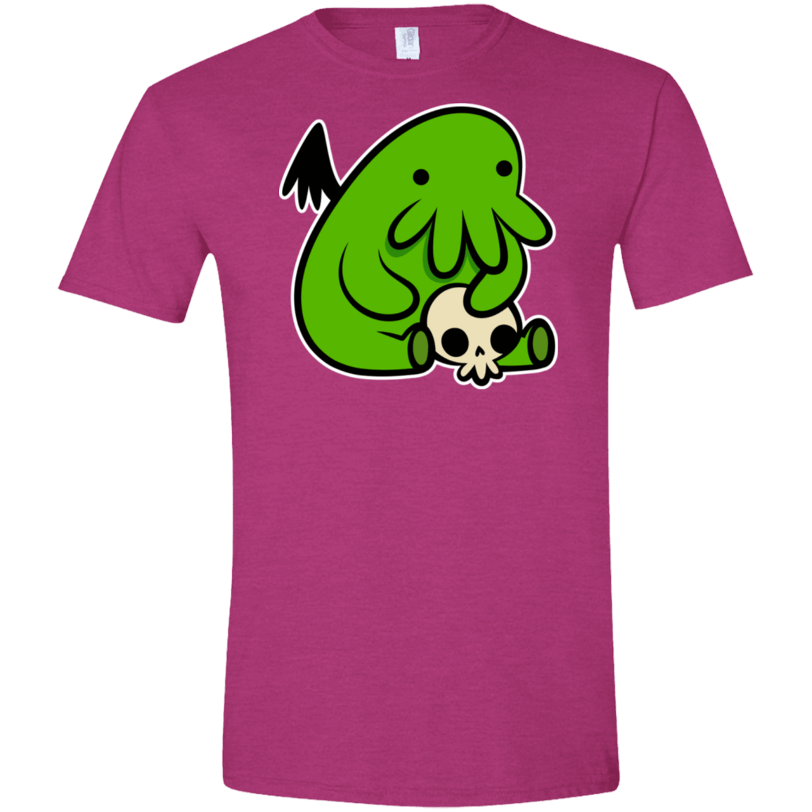 T-Shirts Antique Heliconia / S Baby Cthulhu Men's Semi-Fitted Softstyle