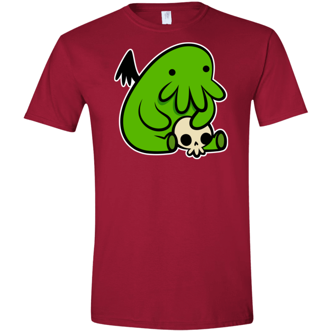 T-Shirts Cardinal Red / S Baby Cthulhu Men's Semi-Fitted Softstyle