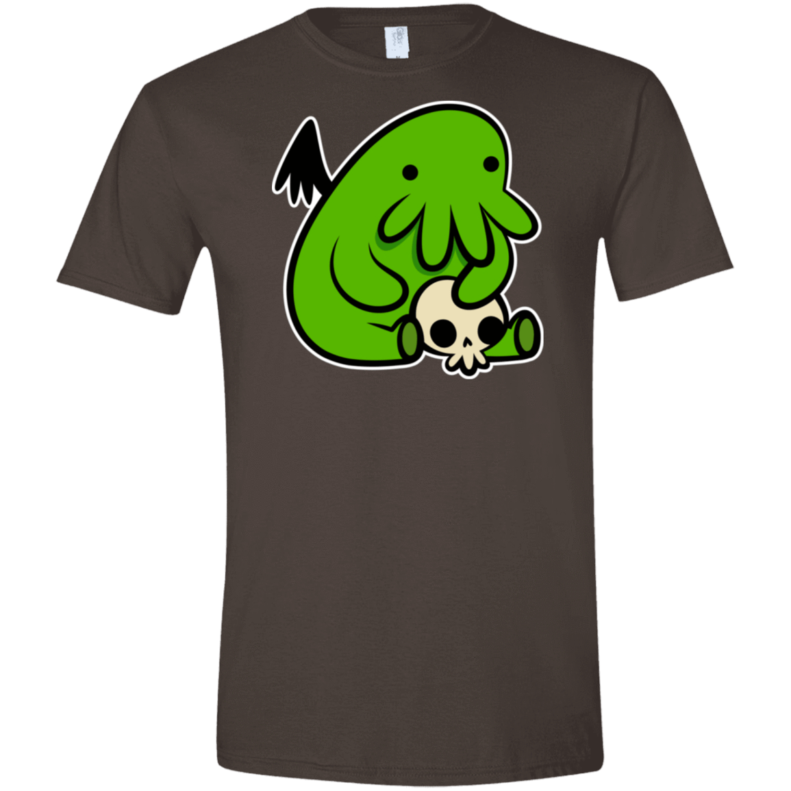 T-Shirts Dark Chocolate / S Baby Cthulhu Men's Semi-Fitted Softstyle
