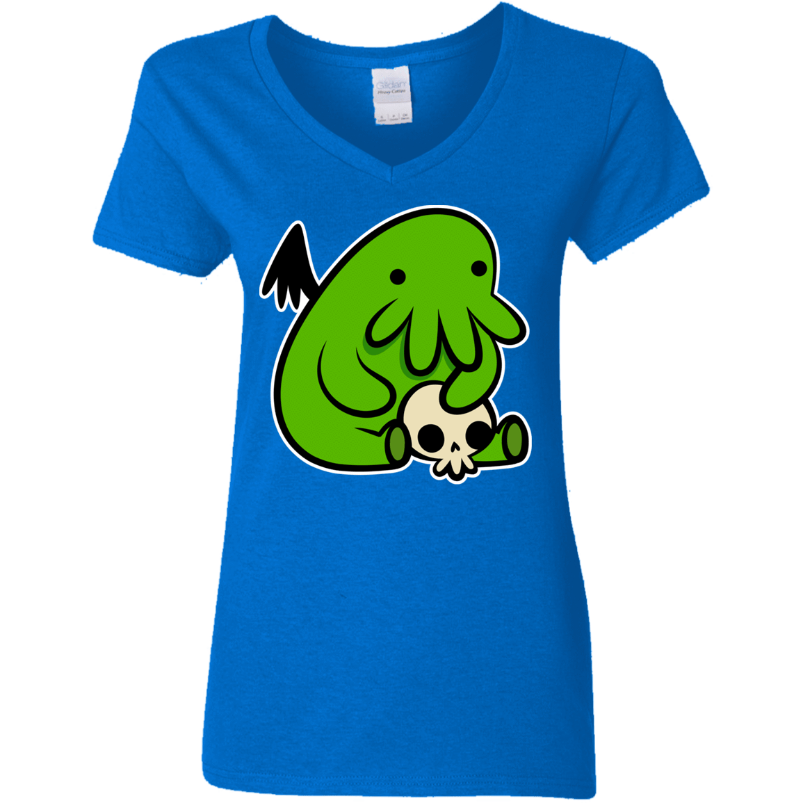 T-Shirts Royal / S Baby Cthulhu Women's V-Neck T-Shirt