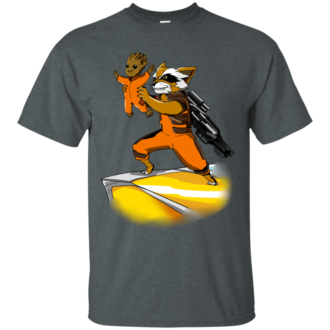 T-Shirts Dark Heather / Small Baby Groot T-Shirt