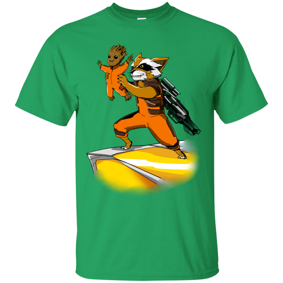 T-Shirts Irish Green / Small Baby Groot T-Shirt