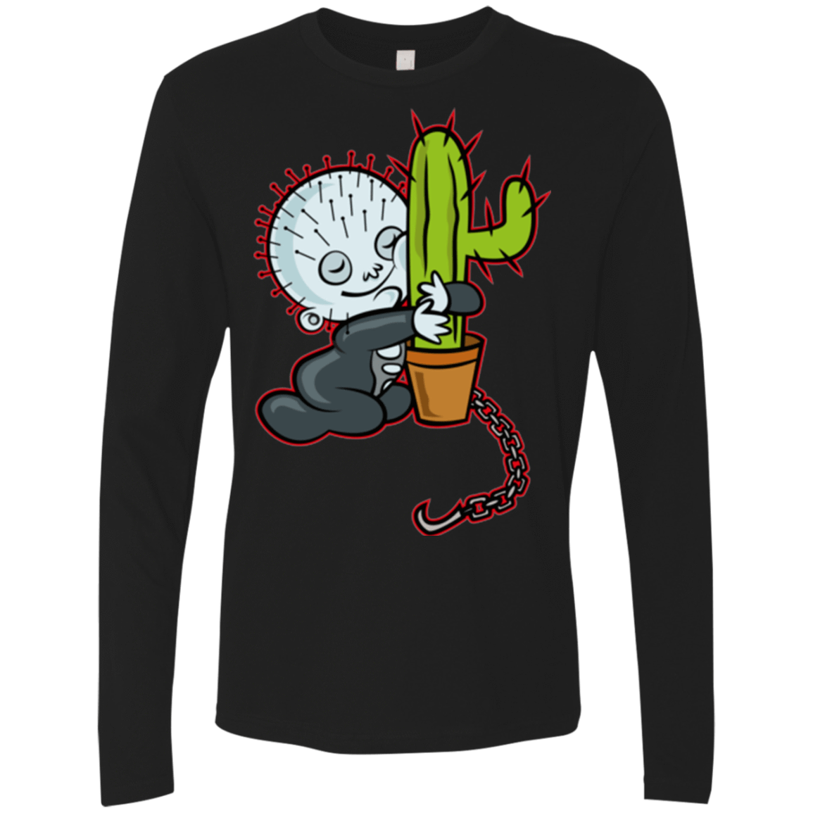 T-Shirts Black / Small Baby Hellraiser Men's Premium Long Sleeve