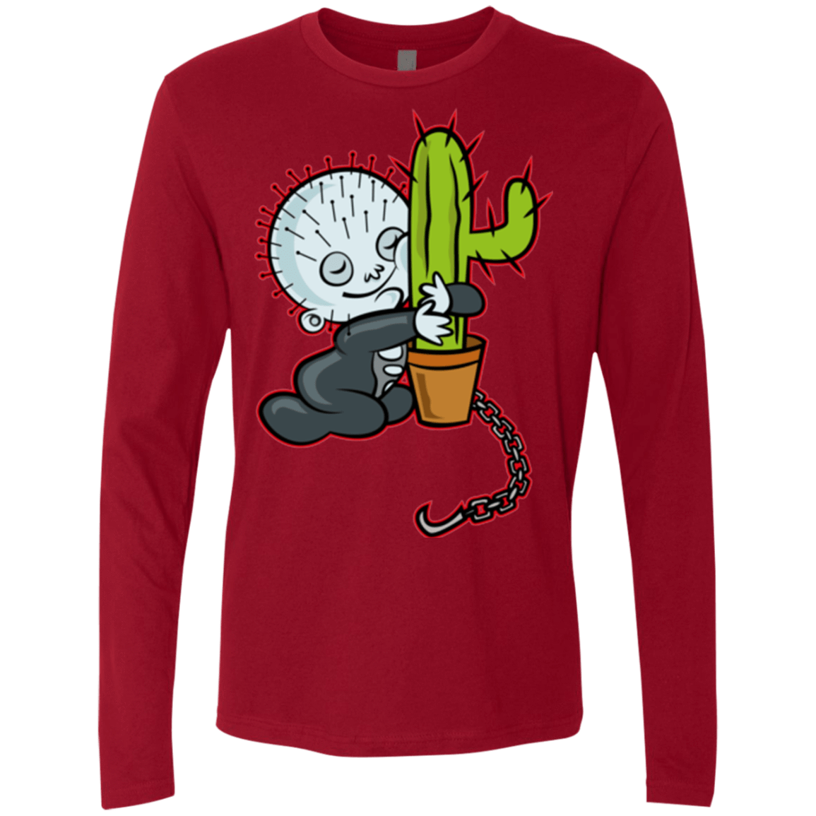 T-Shirts Cardinal / Small Baby Hellraiser Men's Premium Long Sleeve