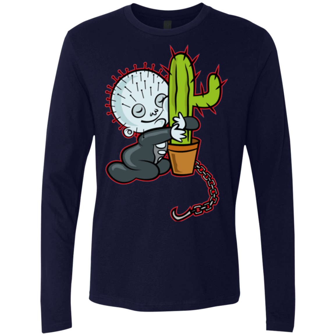 T-Shirts Midnight Navy / Small Baby Hellraiser Men's Premium Long Sleeve