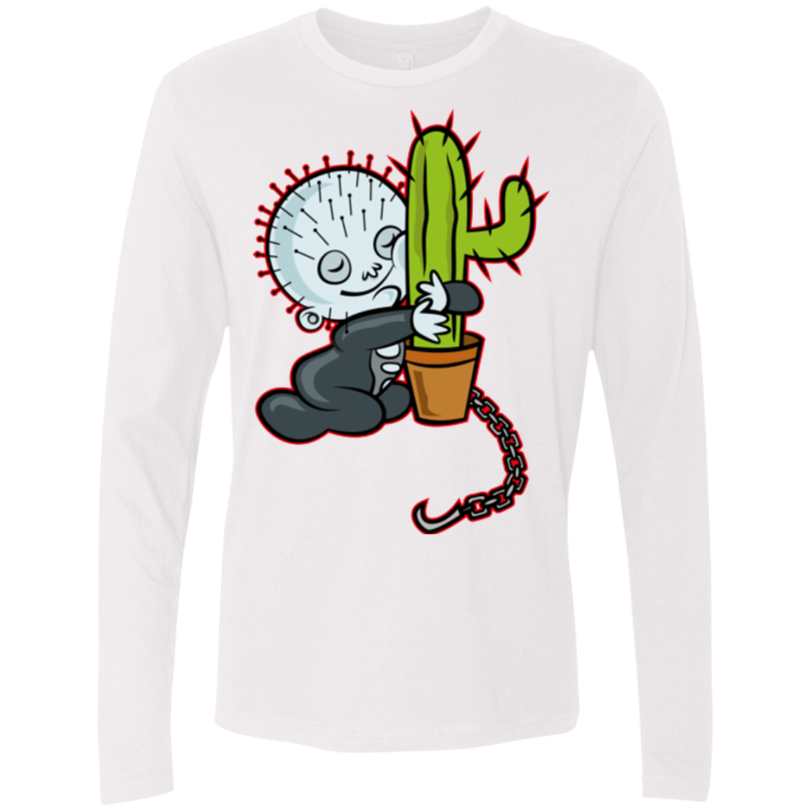 T-Shirts White / Small Baby Hellraiser Men's Premium Long Sleeve