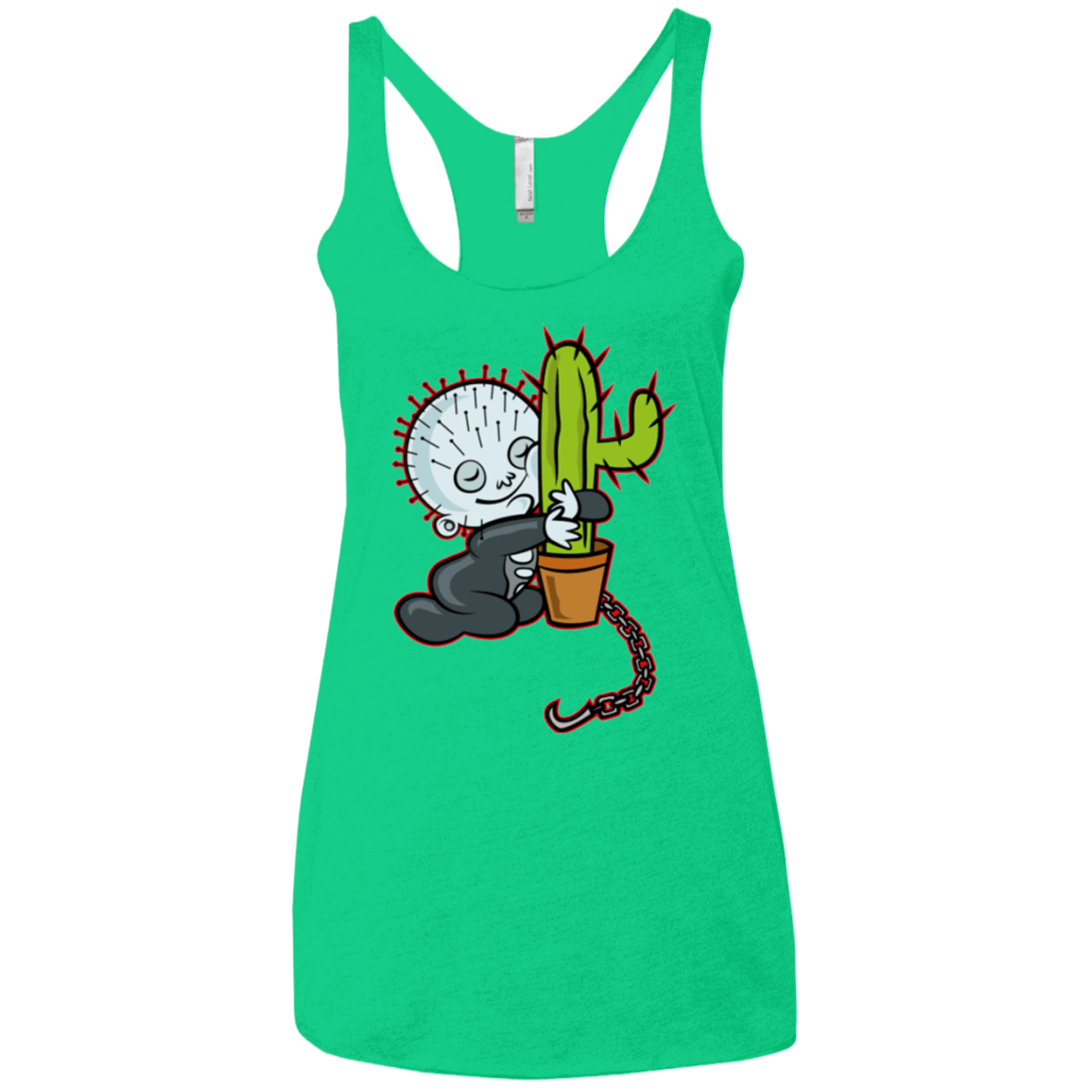 T-Shirts Envy / X-Small Baby Hellraiser Women's Triblend Racerback Tank