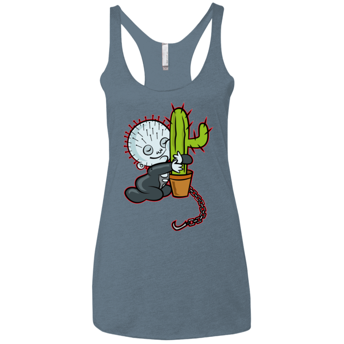 T-Shirts Indigo / X-Small Baby Hellraiser Women's Triblend Racerback Tank