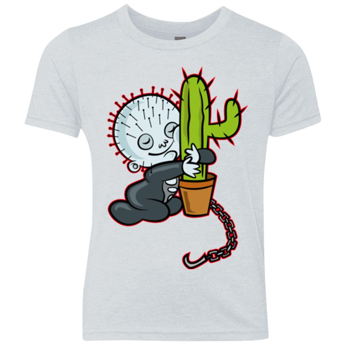 T-Shirts Heather White / YXS Baby Hellraiser Youth Triblend T-Shirt