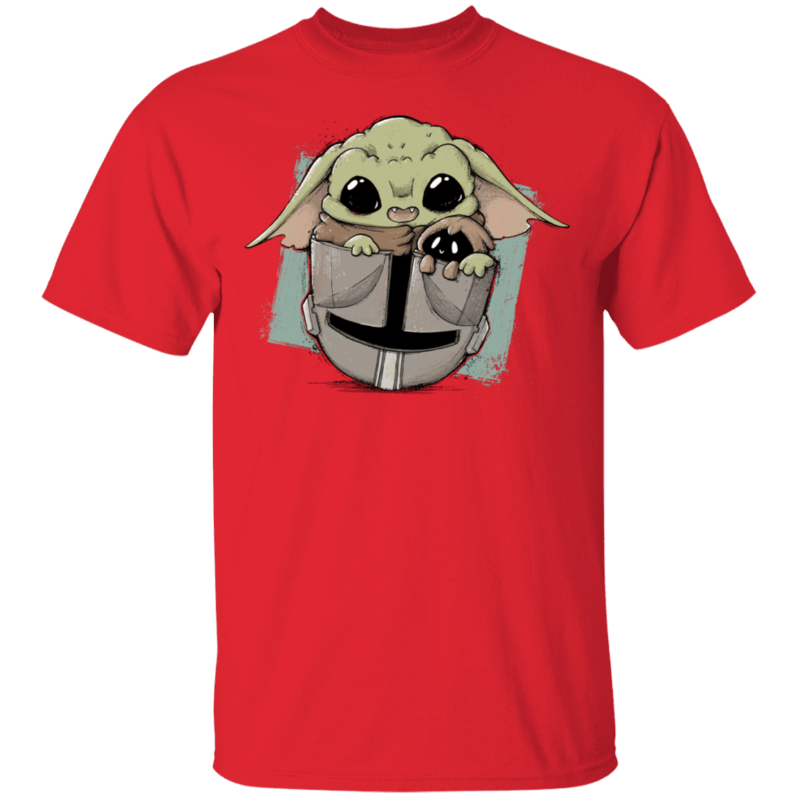 T-Shirts Red / S Baby In The Helmet T-Shirt