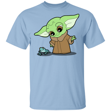 T-Shirts Light Blue / S Baby Yoda and Frog T-Shirt