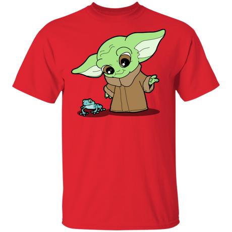 T-Shirts Red / S Baby Yoda and Frog T-Shirt