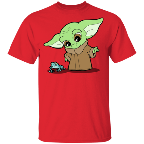 T-Shirts Red / YXS Baby Yoda and Frog Youth T-Shirt