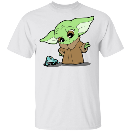 T-Shirts White / YXS Baby Yoda and Frog Youth T-Shirt