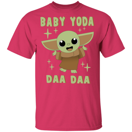 T-Shirts Heliconia / S Baby Yoda Daa Daa T-Shirt