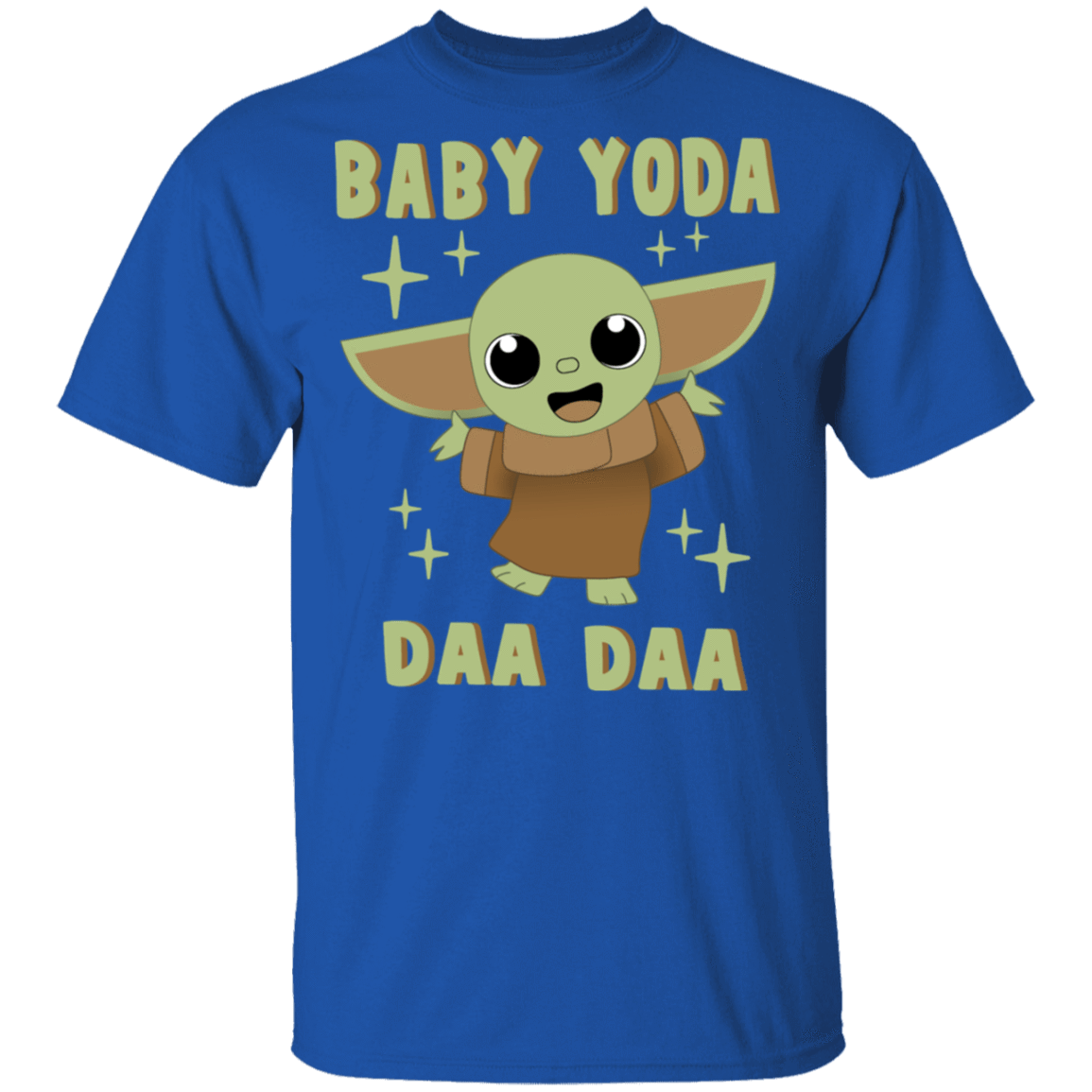 T-Shirts Royal / S Baby Yoda Daa Daa T-Shirt