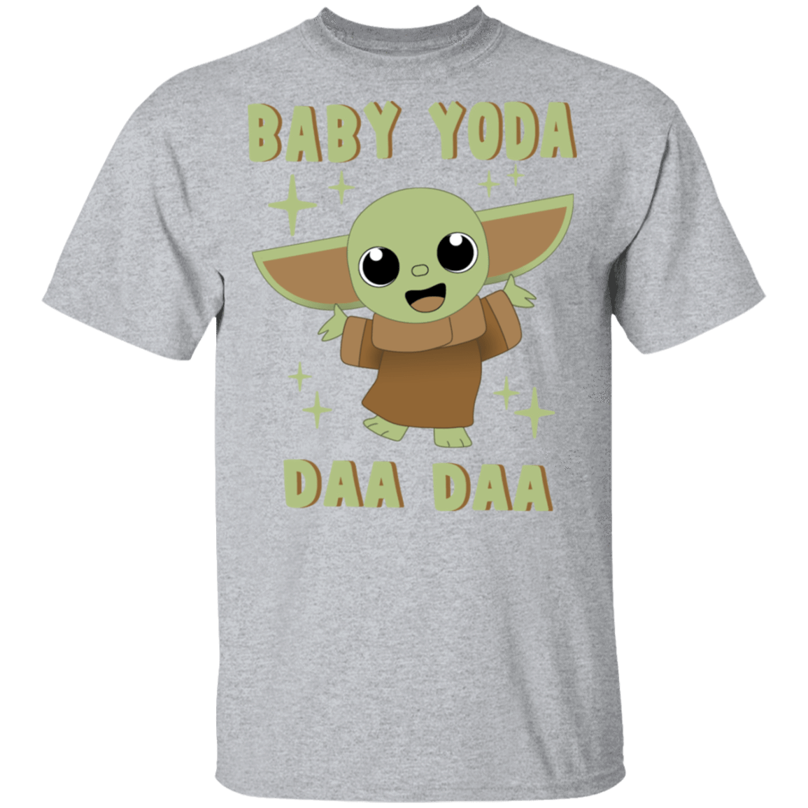 T-Shirts Sport Grey / S Baby Yoda Daa Daa T-Shirt