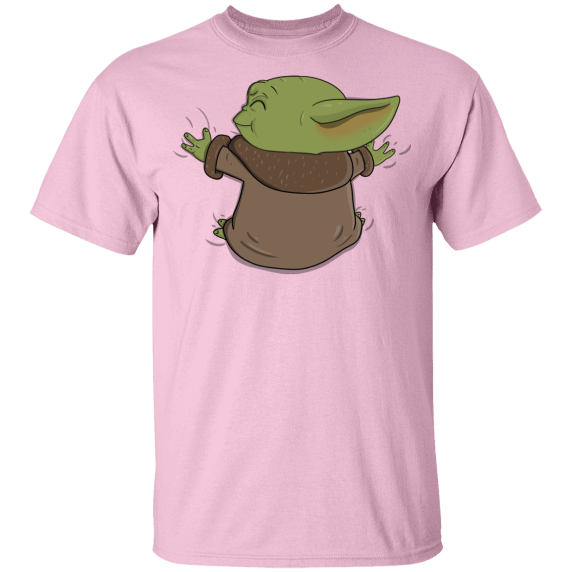 T-Shirts Light Pink / YXS Baby Yoda Hug Youth T-Shirt