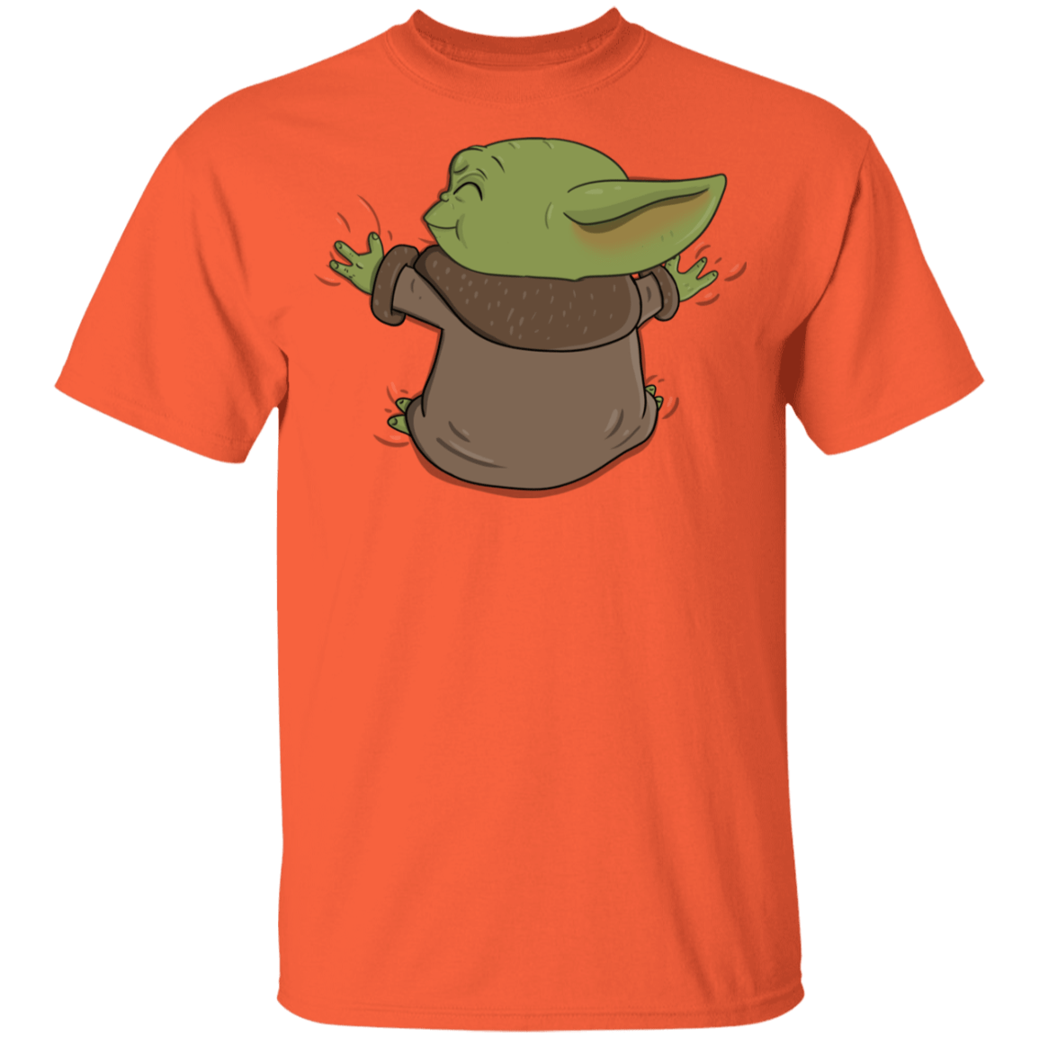 T-Shirts Orange / YXS Baby Yoda Hug Youth T-Shirt