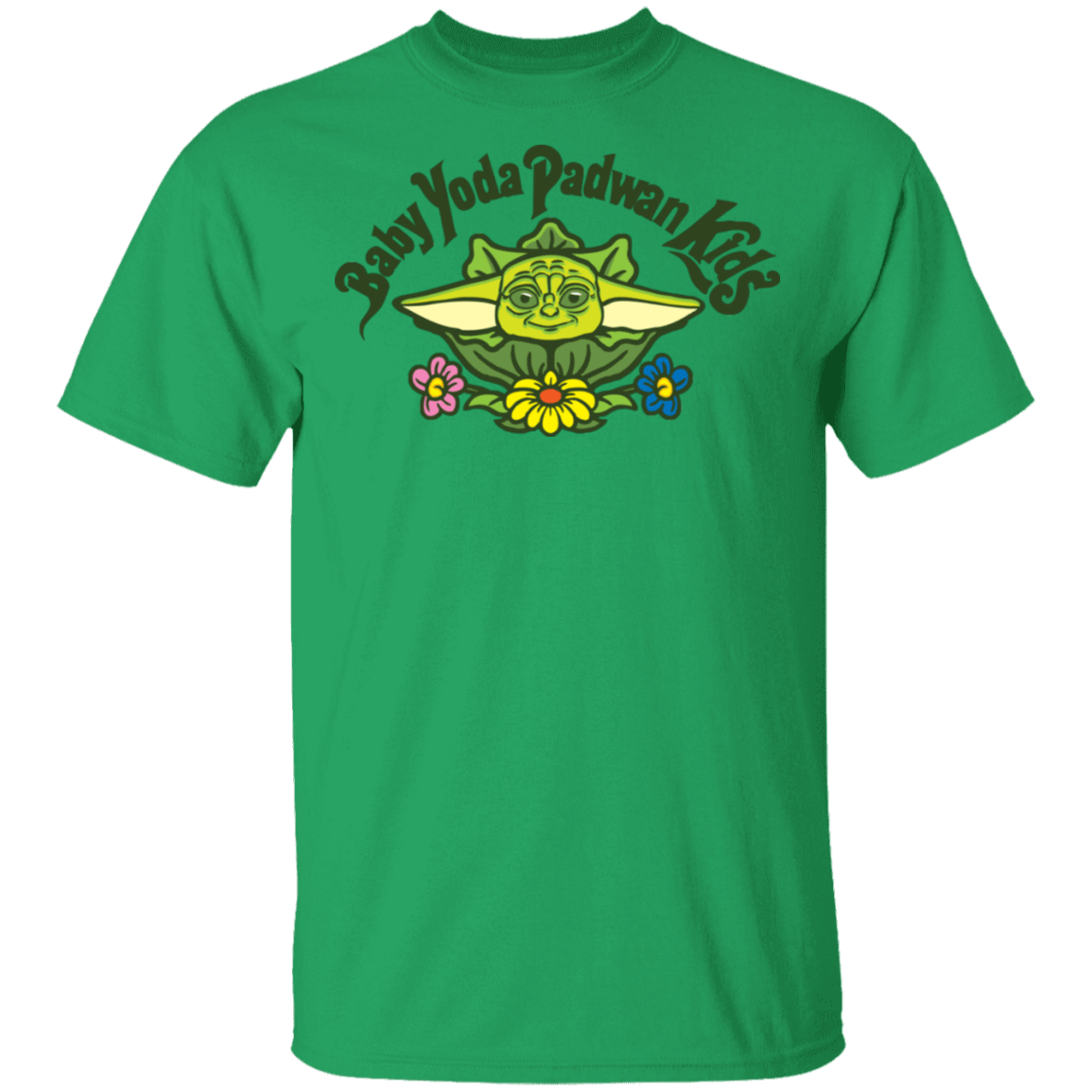 T-Shirts Irish Green / S Baby Yoda Padwan Kids T-Shirt