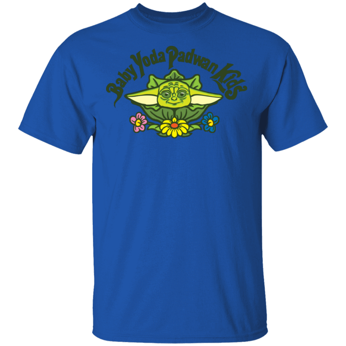 T-Shirts Royal / S Baby Yoda Padwan Kids T-Shirt