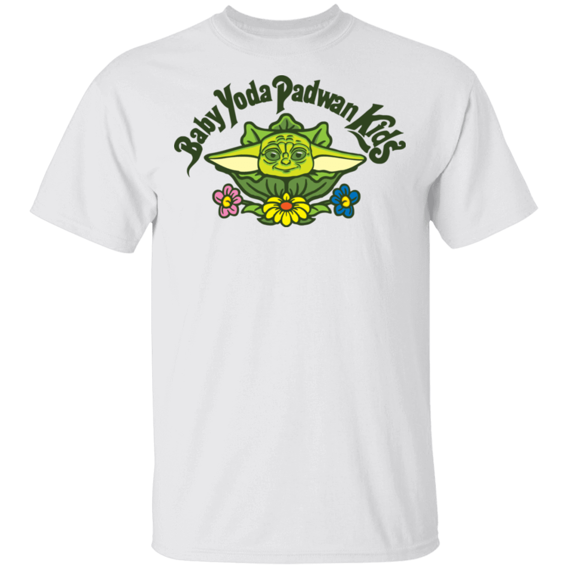 T-Shirts White / S Baby Yoda Padwan Kids T-Shirt