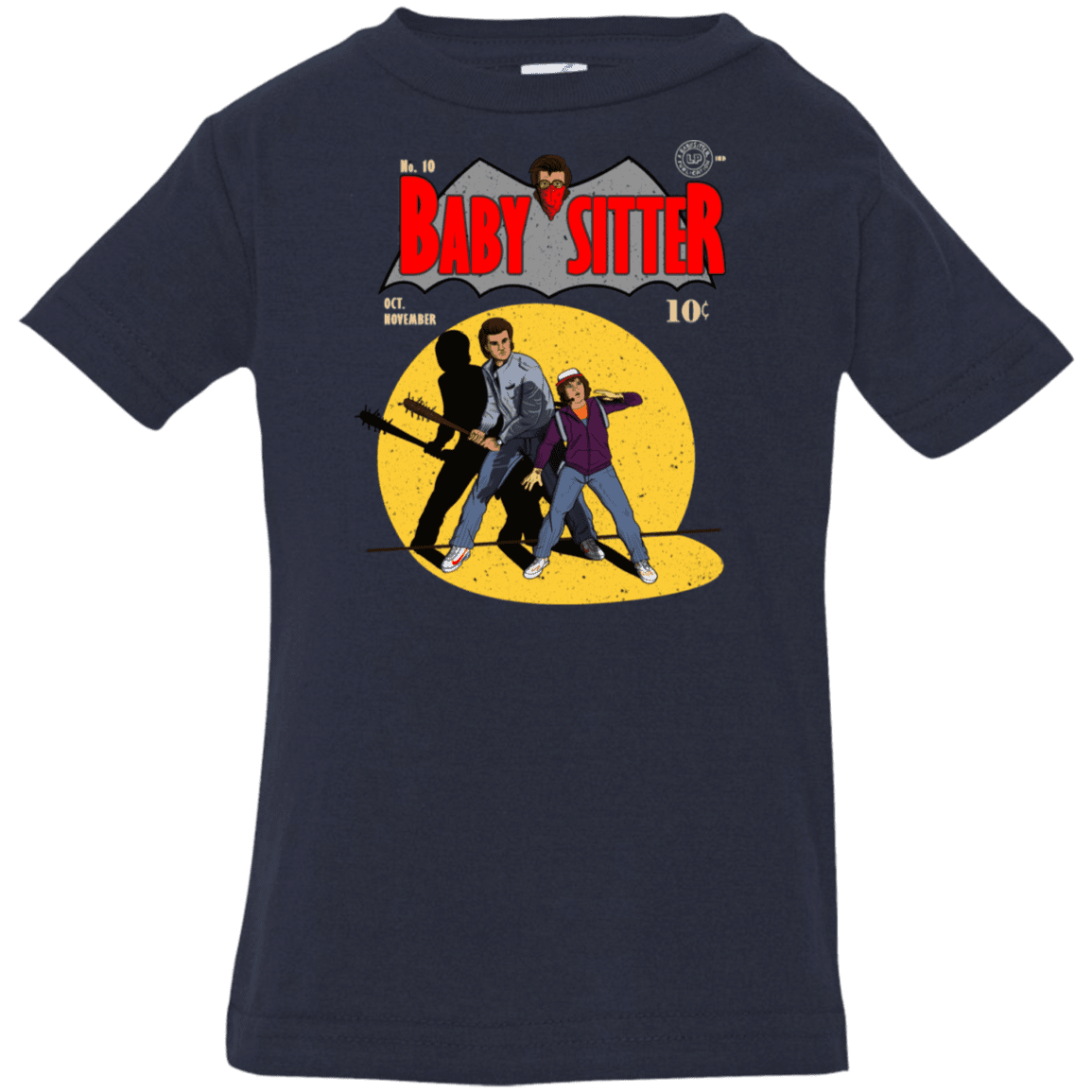 T-Shirts Navy / 6 Months Babysitter Batman Infant Premium T-Shirt