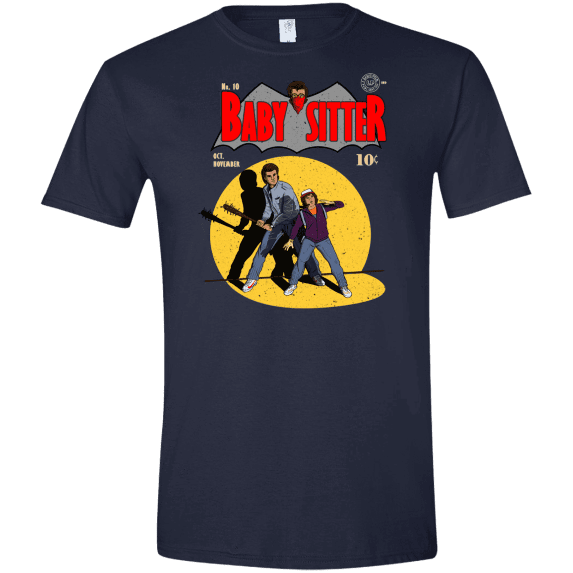 T-Shirts Navy / X-Small Babysitter Batman Men's Semi-Fitted Softstyle
