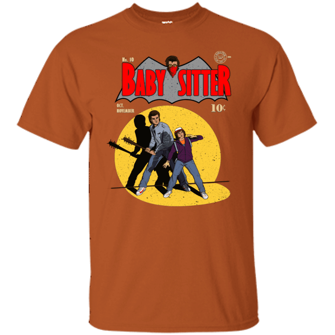 T-Shirts Texas Orange / S Babysitter Batman T-Shirt