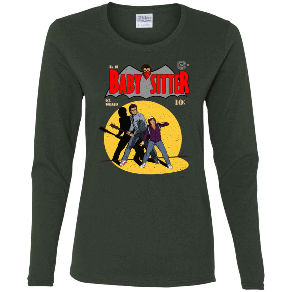 T-Shirts Forest / S Babysitter Batman Women's Long Sleeve T-Shirt