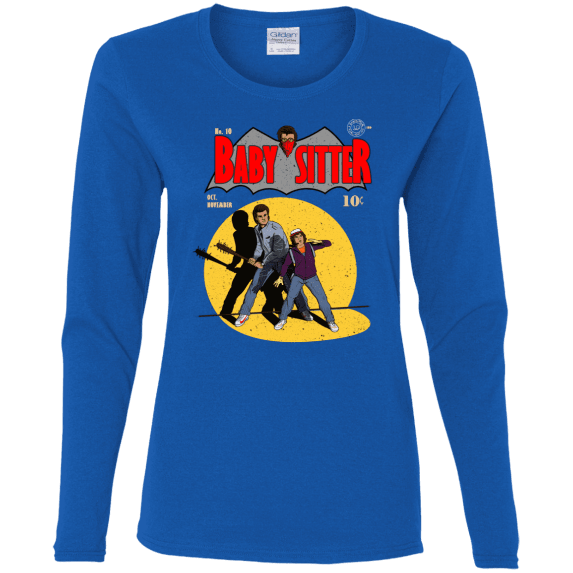 T-Shirts Royal / S Babysitter Batman Women's Long Sleeve T-Shirt