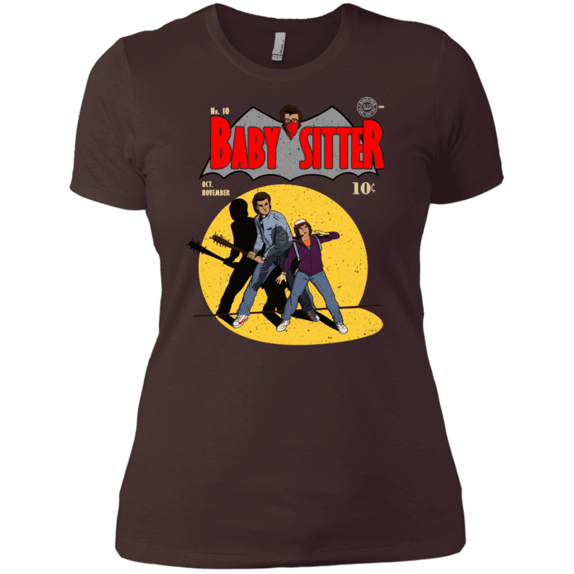 T-Shirts Dark Chocolate / X-Small Babysitter Batman Women's Premium T-Shirt