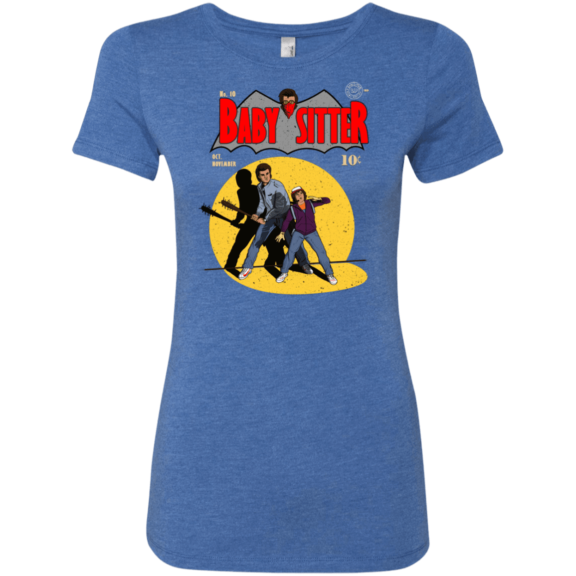 T-Shirts Vintage Royal / S Babysitter Batman Women's Triblend T-Shirt