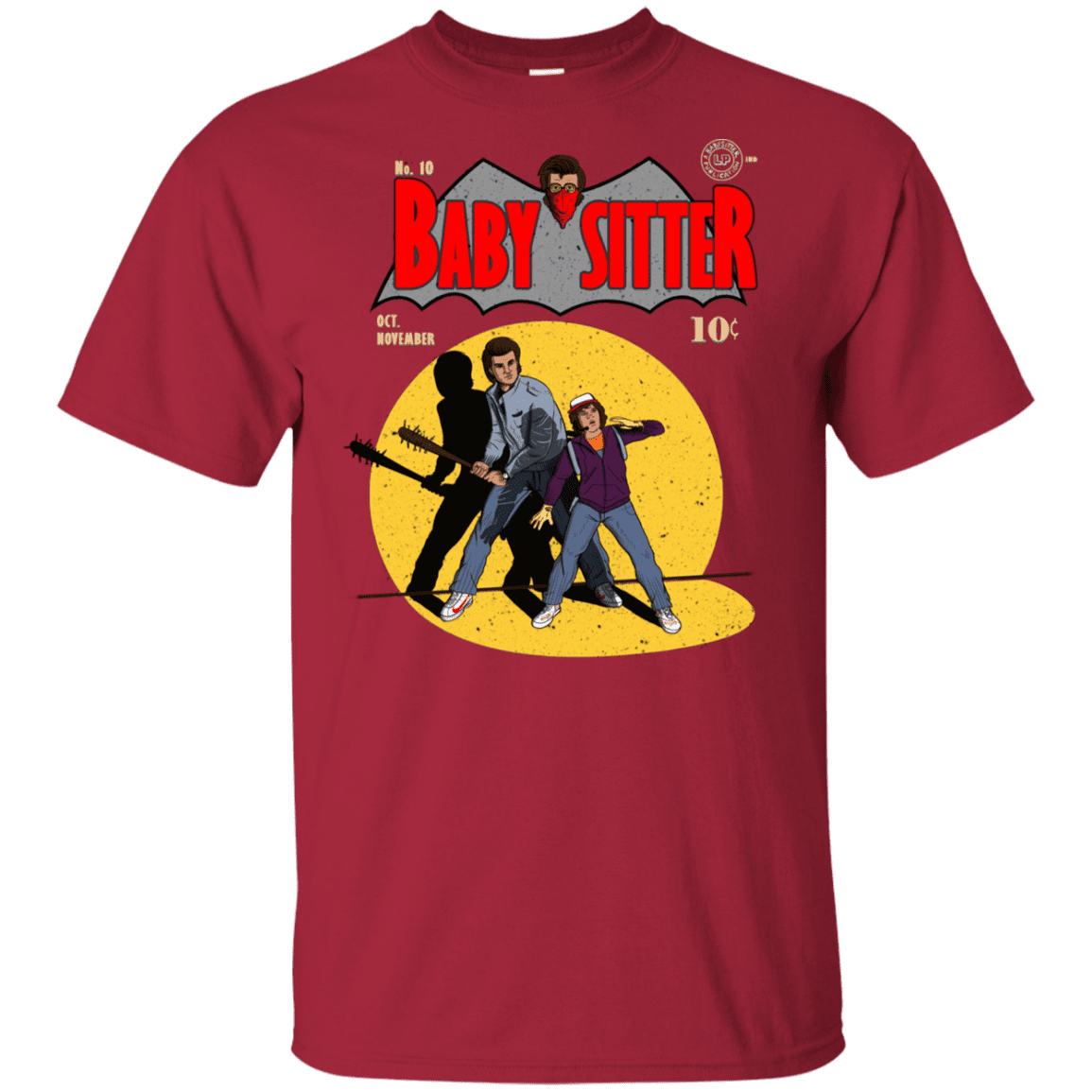 T-Shirts Cardinal / YXS Babysitter Batman Youth T-Shirt