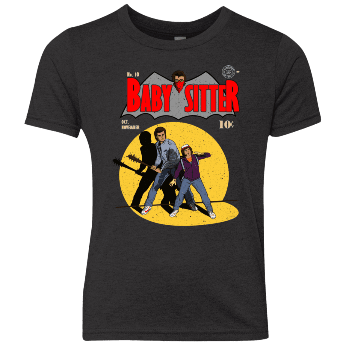 T-Shirts Vintage Black / YXS Babysitter Batman Youth Triblend T-Shirt