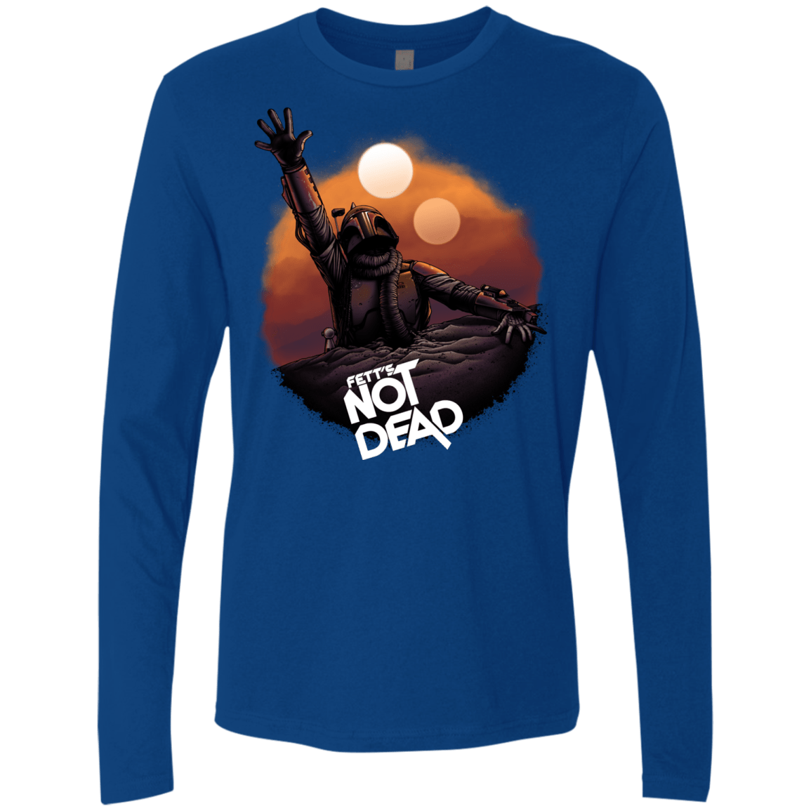 T-Shirts Royal / Small Back From The Pit Men's Premium Long Sleeve